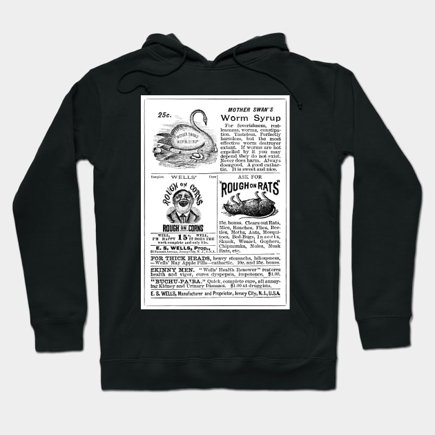 Kill Or Cure - Victorian Advertising Hoodie by ArtShare